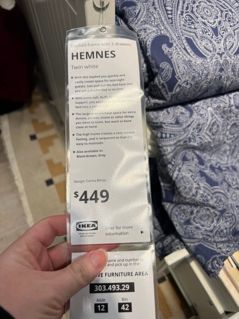 Customers help themselves at IKEA