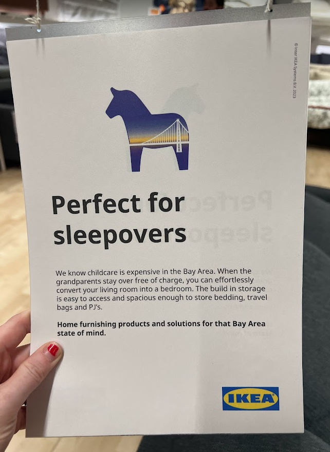 Ikea always keeps customer needs in mind!